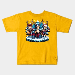 Reindeer Band Kids T-Shirt